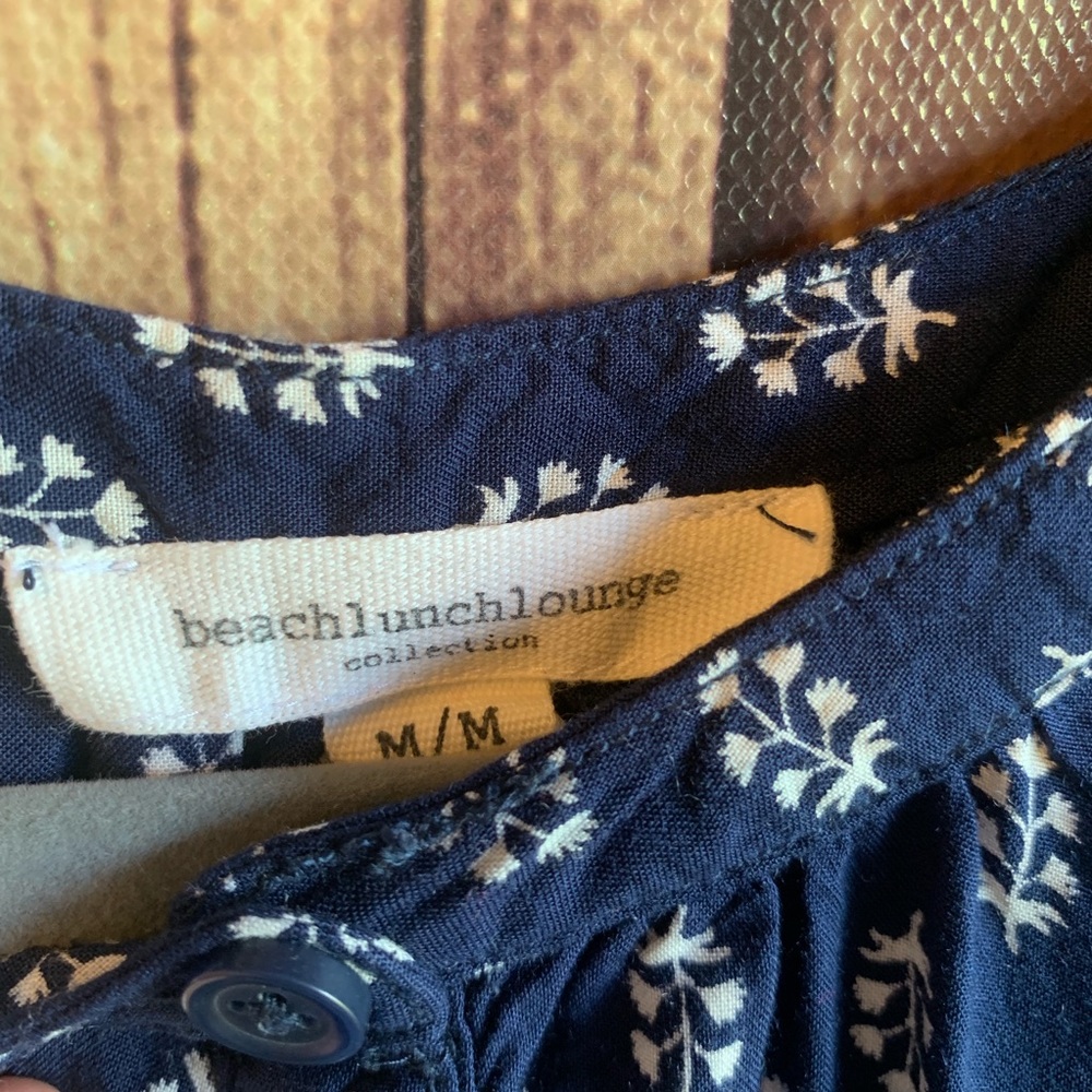 BeachLunchLounge Blue Floral Sleeveless Dress - Picture 3 of 8